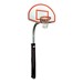 Heavy-Duty Playground Basketball Hoop w/ Finished Aluminum Backboard<br>Padding not included