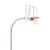 Mega-Duty Playground Basketball System w/ Unbreakable Polycarbonate Backboard