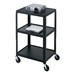 Adjustable Steel AV Cart