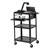 Adjustable Steel AV Notebook Cart w/o Cabinet (Dual Pull Out Shelves)