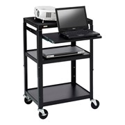Adjustable Steel AV Notebook Cart