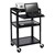 Adjustable Steel AV Notebook Cart w/ One Shelf