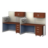 Office-In-An-Hour Two-Desk Straight Workstation