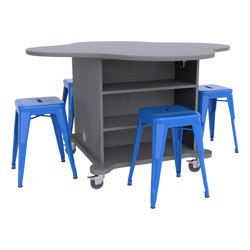 Clover Creation Cube w/ High-Pressure Laminate Top (30" H)