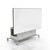 Limber Sit-to-Stand Workstation w/ Tiltable Dry Erase Top & Pegboard Panel