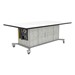 Limber Sit-to-Stand Workstation w/ Tiltable Dry Erase Top & Pegboard Panel