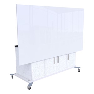 Limber Sit-to-Stand Workstation w/ Tiltable Dry Erase Top