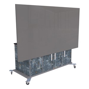 Limber Sit-to-Stand Workstation w/ Tiltable Powder-Coated Top