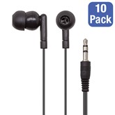 Pack of 10 Economy Earbud Headphones