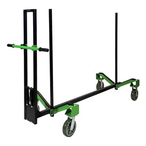 Slant-Stacking Adjustable Folding Table Truck