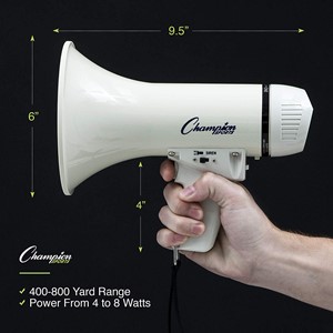 Megaphone - Side view & measurements