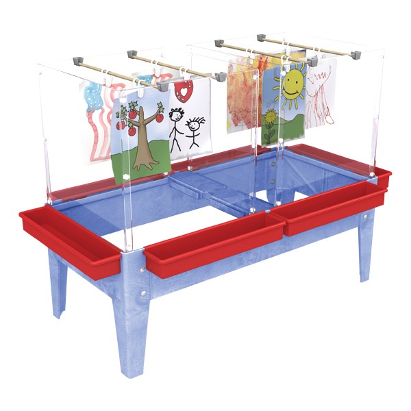 Toddler Space Saver Easel - Six Stations