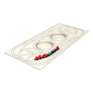 Indoor/Outdoor Train Route Board w/ Red Ball Express Train