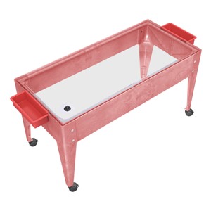 Sand & Water Activity Center w/ Clear Liner & Four Casters