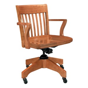 Americana Swivel Arm Bankers Chair