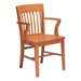 Americana Wooden Library Arm Chair
