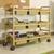 Bamboo Book Browser Cart w/ Nine Tubs