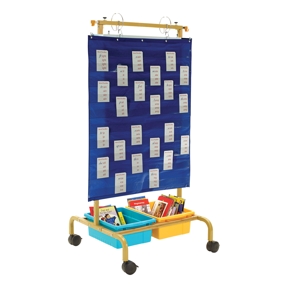 Bamboo Deluxe Chart Stand - Vibrant Mix Tub Color Combo