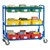 Library on Wheels w/ Nine Large Tubs
