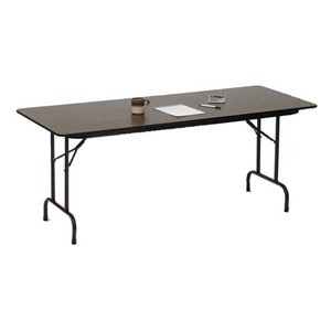 Melamine Top Folding Table - Fixed Height (36" W x 72" L)