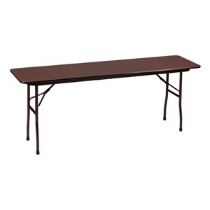 18" Wide High-Pressure Top Folding Training Table - 3/4" Thick Core