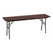 18" Wide High-Pressure Top Folding Training Table - 3/4" Thick Core