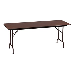 Melamine Top Folding Training Table - Adjustable Height