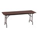 Melamine Top Folding Training Table - Adjustable Height