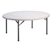 CP Series Round Blow-Molded Plastic Folding Table (71" Diameter)