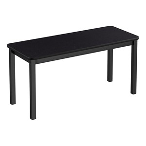 High-Pressure Laminate Library Table - Black Granite