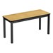 High-Pressure Laminate Library Table - Maple