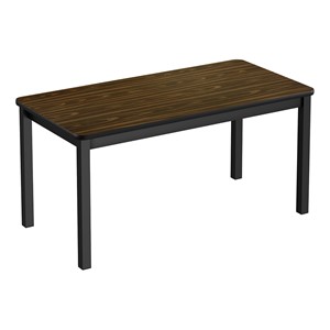High-Pressure Laminate Library Table - Walnut