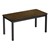 High-Pressure Laminate Library Table - Walnut