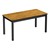 High-Pressure Laminate Library Table - Oak