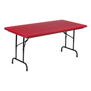 Colorful Blow-Molded Plastic Folding Table