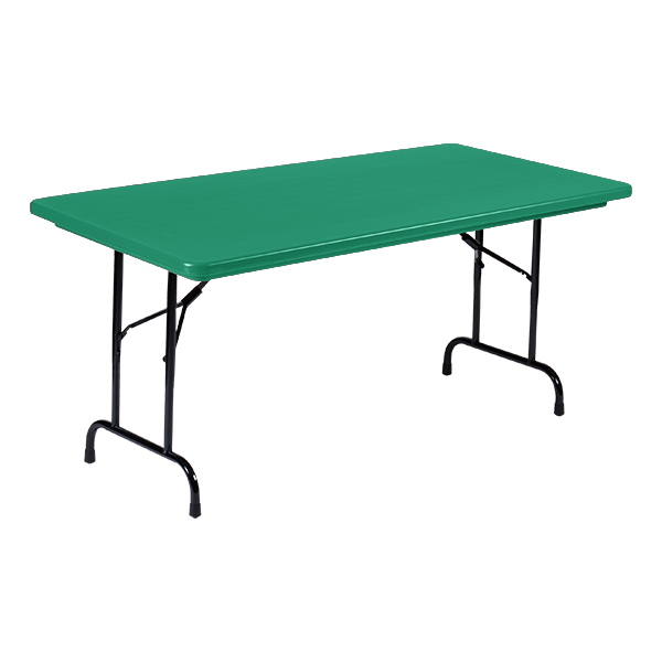 Colorful Blow-Molded Plastic Folding Table