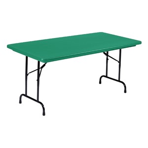 Colorful Blow-Molded Plastic Folding Table