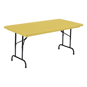 Colorful Blow-Molded Plastic Folding Table
