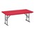 Preschool Colorful Plastic Folding Table - Red
