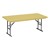 Preschool Colorful Plastic Folding Table - Yellow