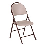 Solid Back Plastic Folding Chair