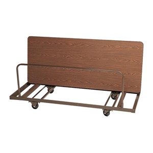 Correll Edge-Stacking Folding Table Truck