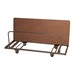 Correll Edge-Stacking Folding Table Truck