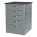 TekStak Laptop Storage Cabinet w/ Electronic Lock - Stores 5 laptops