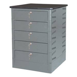 Tekstak Laptop Storage Cabinet - 5 Laptops Capacity