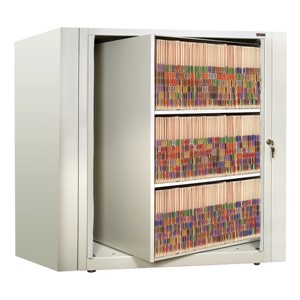 EZ2 Rotary Action File Cabinet - Starter Unit w/ Three Shelves