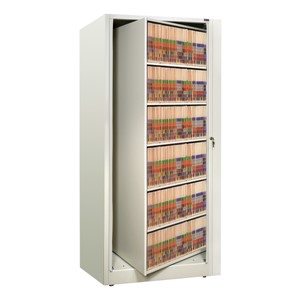 EZ2 Rotary Action File Cabinet - Starter Unit w/ Six Shelves