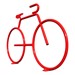 Bike Bike Rack - shown in red