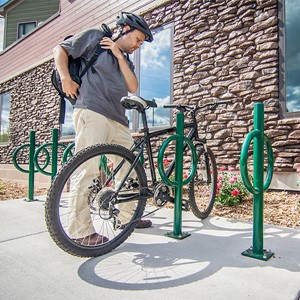 Bike Hitch - shown in hunter green