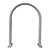 Hoop Bike Rack - shown in galvanized steel